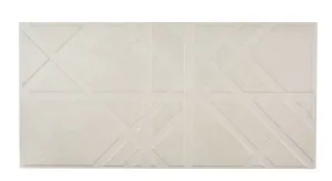 Brugge Lattice Structured White Matt Tile by null, a Concrete Look Tiles for sale on Style Sourcebook