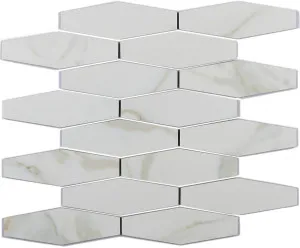 Euromarmo Calacatta Gold Hex Polished Mosaic Tile by null, a Mosaic Tiles for sale on Style Sourcebook