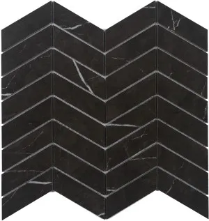 Euromarmo Pietra Grey Wave Polished Mosaic Tile by null, a Mosaic Tiles for sale on Style Sourcebook