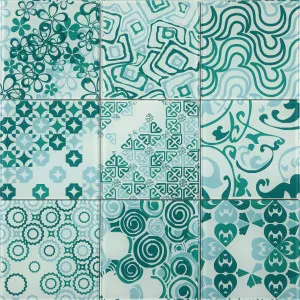 Renaissance Classic Blue Glass by null, a Brick Look Tiles for sale on Style Sourcebook