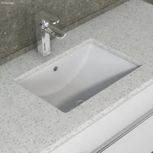 Sarah Undermount Basin NTH Ceramic 465X345 Gloss White by null, a Basins for sale on Style Sourcebook