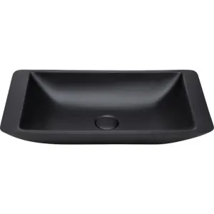 Classique Vessel Basin NTH Stone 600X345 Matte Black by null, a Basins for sale on Style Sourcebook