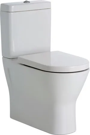 Resort Rimless Back To Wall Toilet Suite P Trap Gloss White by null, a Toilets & Bidets for sale on Style Sourcebook