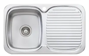 Lakeland Single Left Sink 1TH 770X480 Stainless Steel by null, a Kitchen Sinks for sale on Style Sourcebook