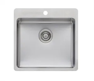 Sonetto Single Sink NTH 520X510 Stainless Steel by null, a Kitchen Sinks for sale on Style Sourcebook