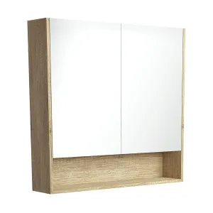 Scandi Oak Shave Cabinet with Shelf 900 by null, a Shaving Cabinets for sale on Style Sourcebook