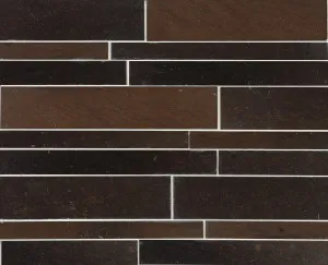 Mocha Brown Culture Brick Honed Mosaic by null, a Brick Look Tiles for sale on Style Sourcebook
