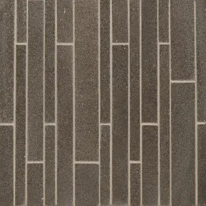 Magma Ash Basalt Natural Product Interlock Sticks Honed Mosaic (Pkt4) by null, a Mosaic Tiles for sale on Style Sourcebook