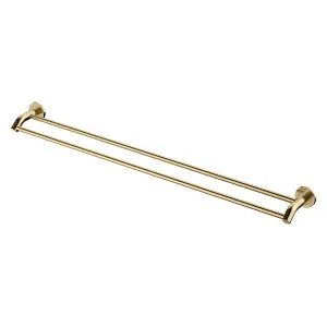 Kaya Towel Rail Double 900 Urban Brass by null, a Towel Rails for sale on Style Sourcebook