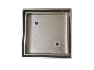 KFG Tile Insert Satin Nickel 115x115x75mm by null, a Shower Grates & Drains for sale on Style Sourcebook