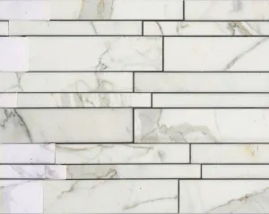 Calacatta Culture Brick Mosaic by null, a Brick Look Tiles for sale on Style Sourcebook