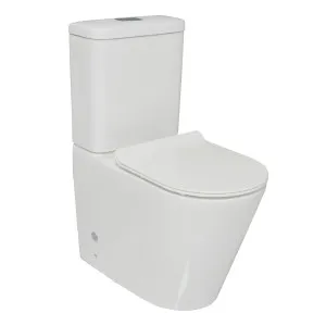 Renee Rimless Extra Height Back To Wall Suite S&P Gloss White by null, a Toilets & Bidets for sale on Style Sourcebook