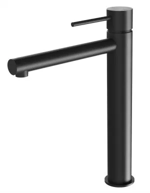 Vivid Slimline Vessel Basin Mixer Matte Black by null, a Bathroom Taps & Mixers for sale on Style Sourcebook