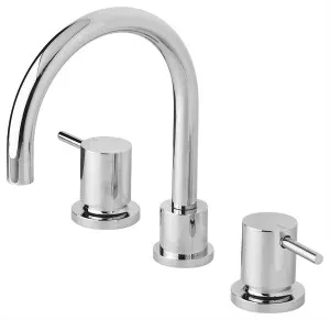 Vivid 3 Piece Basin Set Chrome by null, a Bathroom Taps & Mixers for sale on Style Sourcebook