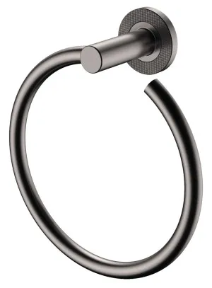 Axle Towel Ring Gun Metal by null, a Towel Rails for sale on Style Sourcebook