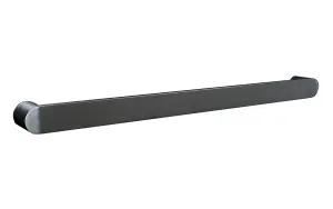Towel Rail Heated Round 800 Bushed Nickel by null, a Towel Rails for sale on Style Sourcebook