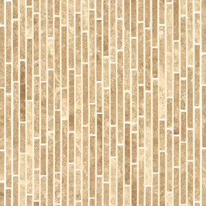 Emperador Light Honed Bullet Mosaic by null, a Brick Look Tiles for sale on Style Sourcebook