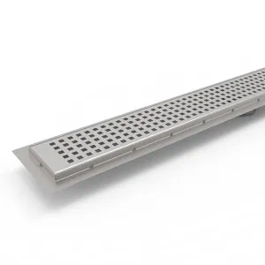 Zenon/Archit S/S Grate Square 800mm fixed/out by null, a Shower Grates & Drains for sale on Style Sourcebook