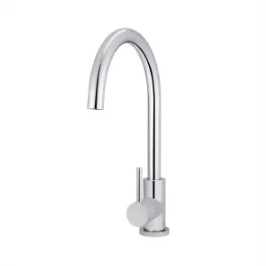 Round Sink Mixer Gooseneck 210 Chrome by null, a Kitchen Taps & Mixers for sale on Style Sourcebook