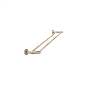 Round Towel Rail Double 600 Champagne by null, a Towel Rails for sale on Style Sourcebook