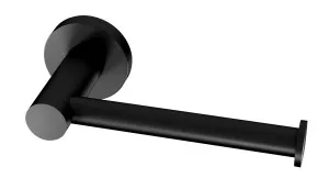 Radii Round Toilet Roll Holder Matte Black by null, a Toilet Paper Holders for sale on Style Sourcebook