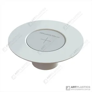 Art Puddle Flange 100x100x80mm Pvc White with cap by null, a Shower Grates & Drains for sale on Style Sourcebook