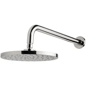 Vivid Overhead Wall Shower Curved  Chrome by null, a Shower Heads & Mixers for sale on Style Sourcebook