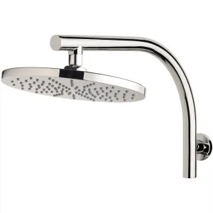 Vivid Overhead Wall Shower Curved  Chrome by null, a Shower Heads & Mixers for sale on Style Sourcebook