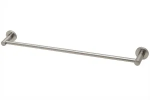 Radii Round Towel Rail Single 600 Brushed Nickel by null, a Towel Rails for sale on Style Sourcebook
