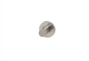 Radii Round Robe Hook Brushed Nickel by null, a Shelves & Hooks for sale on Style Sourcebook