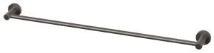 Radii Round Towel Rail Single 800 Gun Metal by null, a Towel Rails for sale on Style Sourcebook
