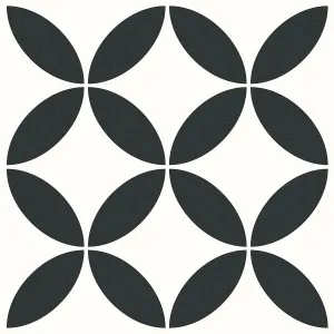 Flourish Petal White Textured Tile by null, a Patterned Tiles for sale on Style Sourcebook