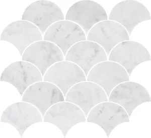 Navona Fan Ice Mosaic by null, a Brick Look Tiles for sale on Style Sourcebook