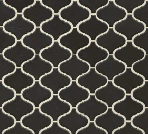 Lantern Black Satin Mosaic Tile by null, a Mosaic Tiles for sale on Style Sourcebook