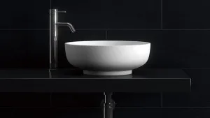 Omnia Vessel Basin NTH Stone 455 Matte White by null, a Basins for sale on Style Sourcebook