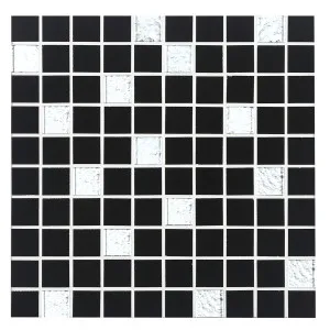 Galaxy Jet Black Mosaic by null, a Brick Look Tiles for sale on Style Sourcebook