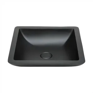 Classique Vessel Basin NTH Stone 420X420 Matte Black by null, a Basins for sale on Style Sourcebook