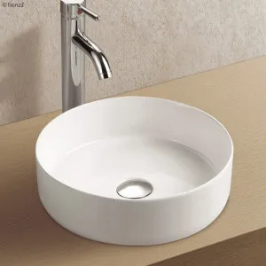 Reba Vessel Basin NTH Ceramic 350 Gloss White by null, a Basins for sale on Style Sourcebook