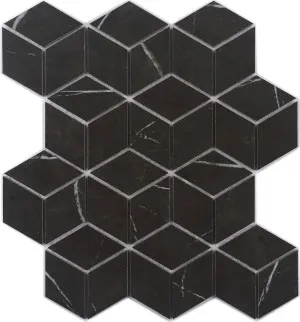 Euromarmo Pietra Grey Diamond Cube Polished Mosaic Tile by null, a Mosaic Tiles for sale on Style Sourcebook