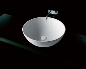 Bowl Vessel Basin NTH Stone 390 Matte White by null, a Basins for sale on Style Sourcebook