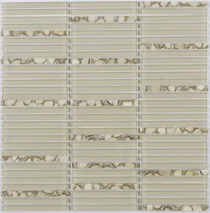 Jewelstone Botticino Gold Mosaic by null, a Brick Look Tiles for sale on Style Sourcebook