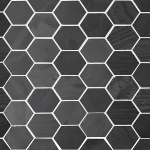Sirocco Blackwood Hex Mosic by null, a Brick Look Tiles for sale on Style Sourcebook