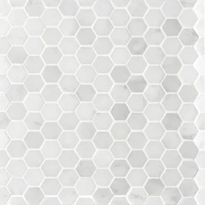 Tosca Glacier Hex Mosaic by null, a Brick Look Tiles for sale on Style Sourcebook