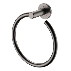 Kaya Towel Ring Gun Metal by null, a Towel Rails for sale on Style Sourcebook