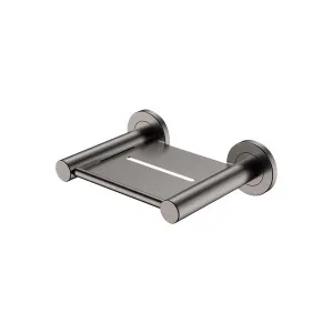 Kaya Soap Dish Gun Metal by null, a Soap Dishes & Dispensers for sale on Style Sourcebook