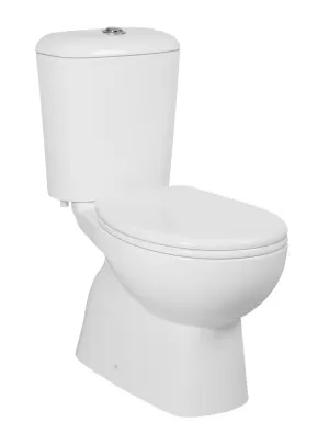 Novara Rimless Close Coupled Toilet Suite S Trap Gloss White by null, a Toilets & Bidets for sale on Style Sourcebook