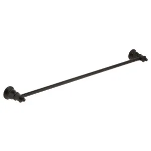 Lillian Towel Rail Single 750 Matte Black by null, a Towel Rails for sale on Style Sourcebook