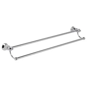 Lillian Towel Rail Double 750 Chrome by null, a Towel Rails for sale on Style Sourcebook