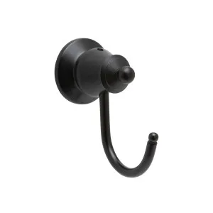 Lillian Robe Hook Matte Black by null, a Shelves & Hooks for sale on Style Sourcebook