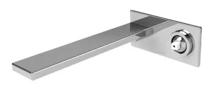 Zimi Wall Basin Set Straight 200 Chrome by null, a Bathroom Taps & Mixers for sale on Style Sourcebook